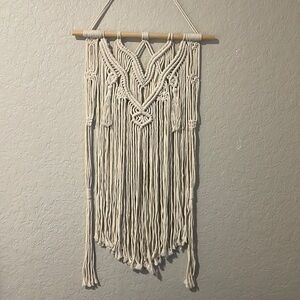 Macrame wall hanging decor
